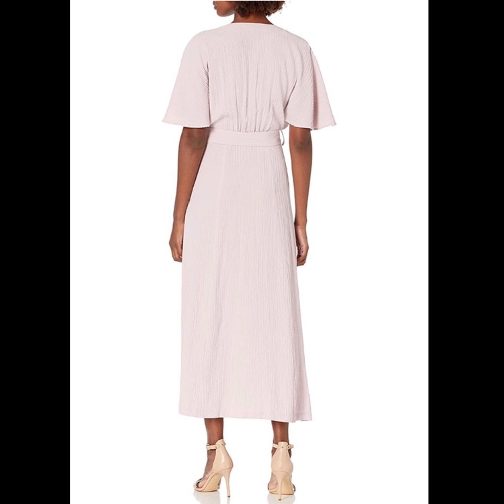 Calvin Klein VNeck Maxi with Buttons & Belt - Picture 3 of 6